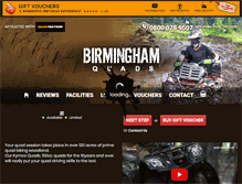 Tablet Screenshot of birmingham-quad-biking.co.uk